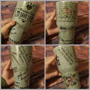 Custom greys tumbler